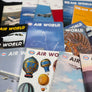Collection of 67 issues covering the years 1965–1983 "AIR WORLD" –  ESSO (Exxon International Corporation)