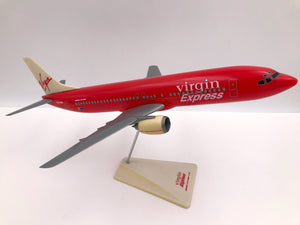 Maquette Boeing 737-400 "Virgin Express" 1/100 -- MAGNIFIQUE--