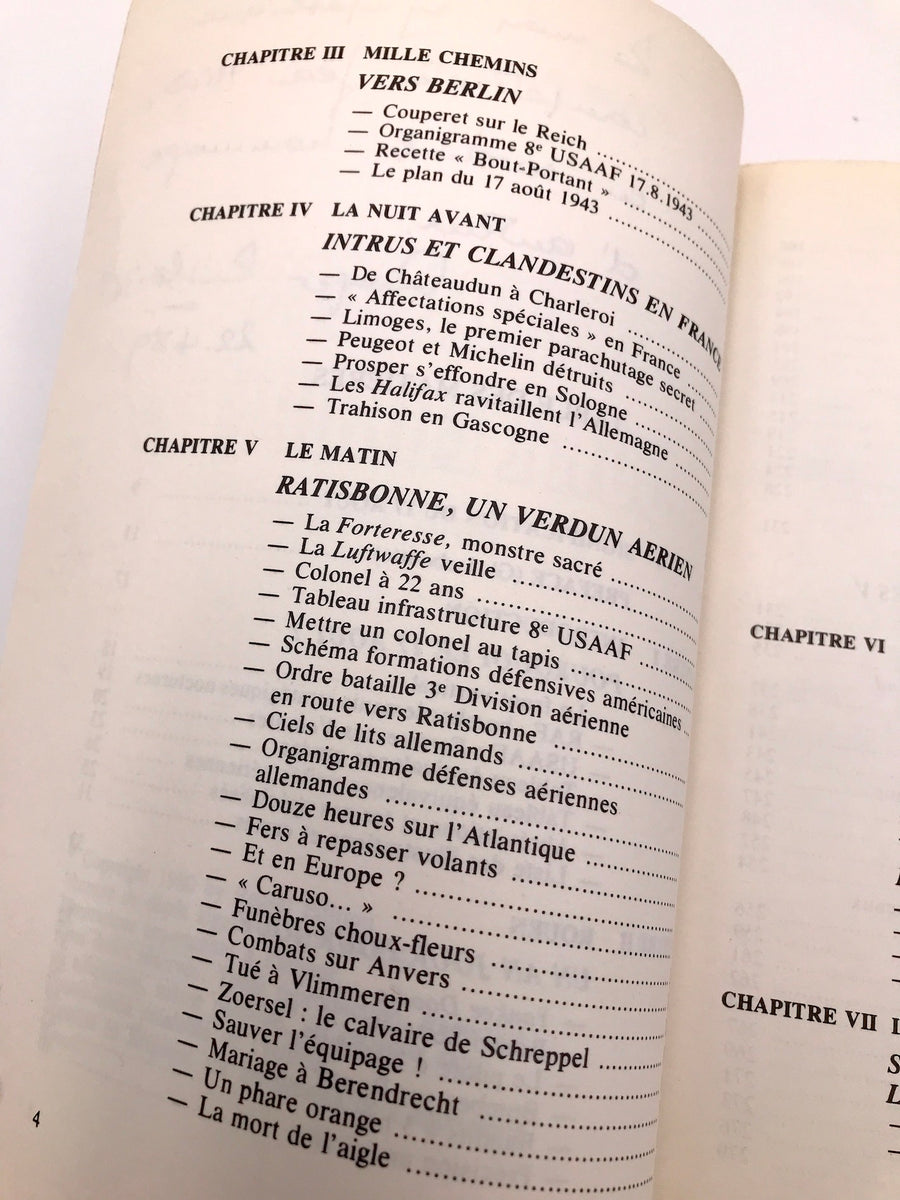 FORTERESSES SUR L'EUROPE 17 août 1943 (dédicacé)