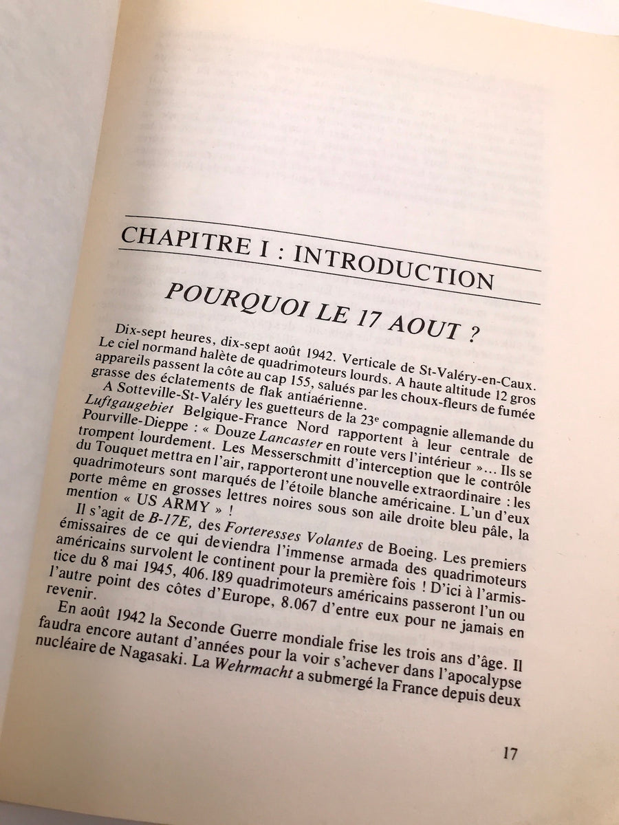 FORTERESSES SUR L'EUROPE 17 août 1943 (dédicacé)