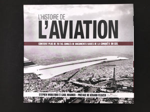 L'HISTOIRE DE L'AVIATION *** GRAND COFFRET 31 X 27 X 3 cm ÉTAT " COMME NEUF" ***