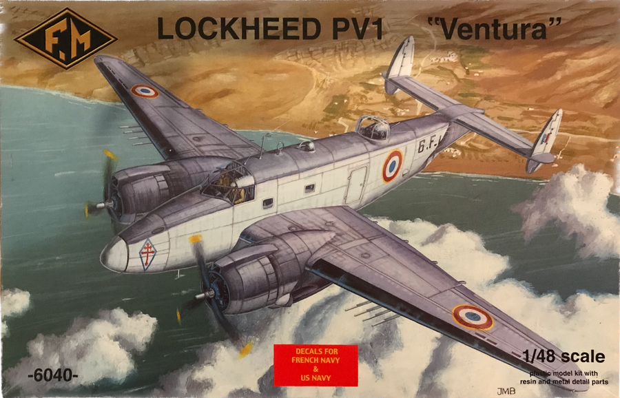 Maquette à monter — LOCKHEED PV1 ‘’Ventura“ F.M 1/48e