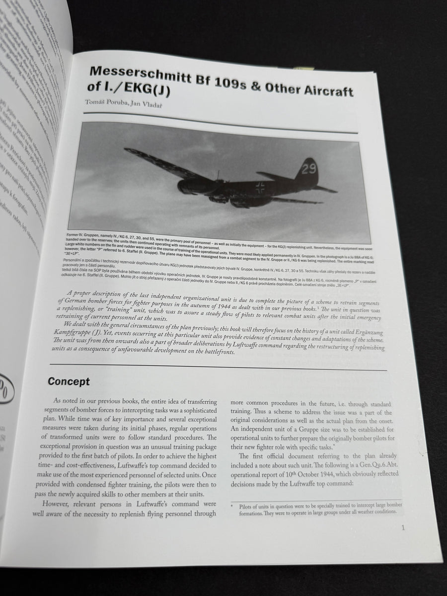 Messerschmitt Bf 109s & Other Aircraft of I./EKG(J) — LUFTWAFFE OVER CZECH TERRITORY – 1945 — VOL. VI —