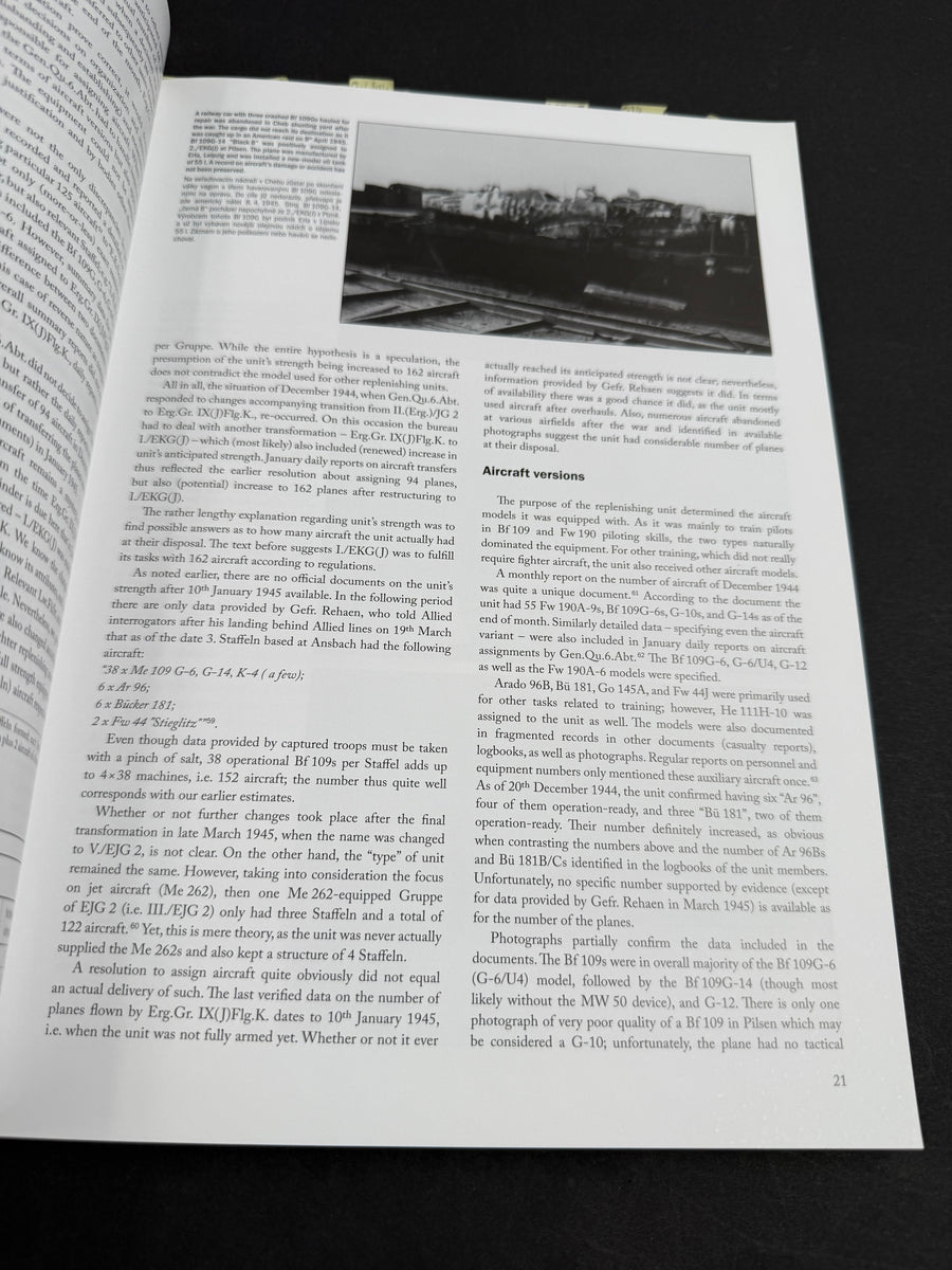 Messerschmitt Bf 109s & Other Aircraft of I./EKG(J) — LUFTWAFFE OVER CZECH TERRITORY – 1945 — VOL. VI —