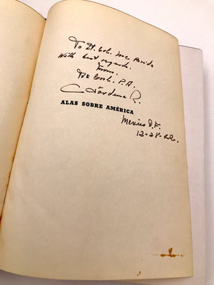 ALAS Sobre AMERICA -- SIGNED BOOK LIVRE DÉDICACÉ