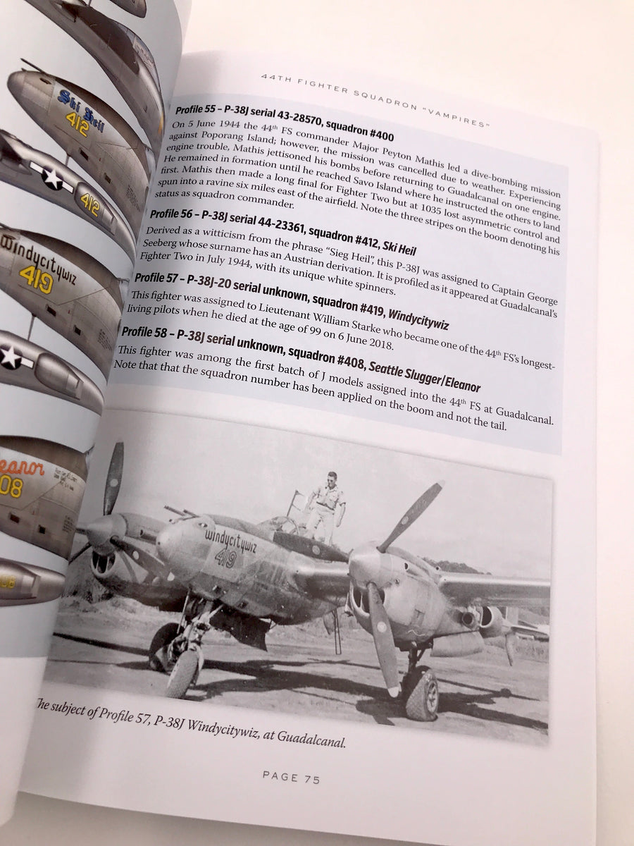 PACIFIC PROFILES VOLUME NINE: ALLIED FIGHTERS: P-38 SERIES SOUTH & SOUTHWEST PACIFIC 1942-1944