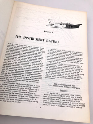 the INSTRUMENT flight manual THE INSTRUMENT RATING + charts