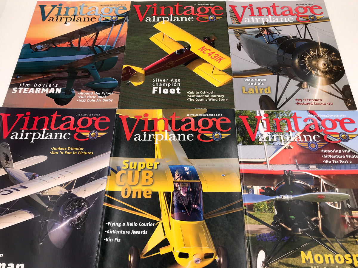 33 ISSUES of Vintage Airplane Magazine for 70 euros – aviation.brussels