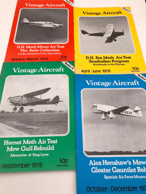 Vintage Aircraft Magazine (from 1st ISSUE July 1976 until Number 35 December 1985)