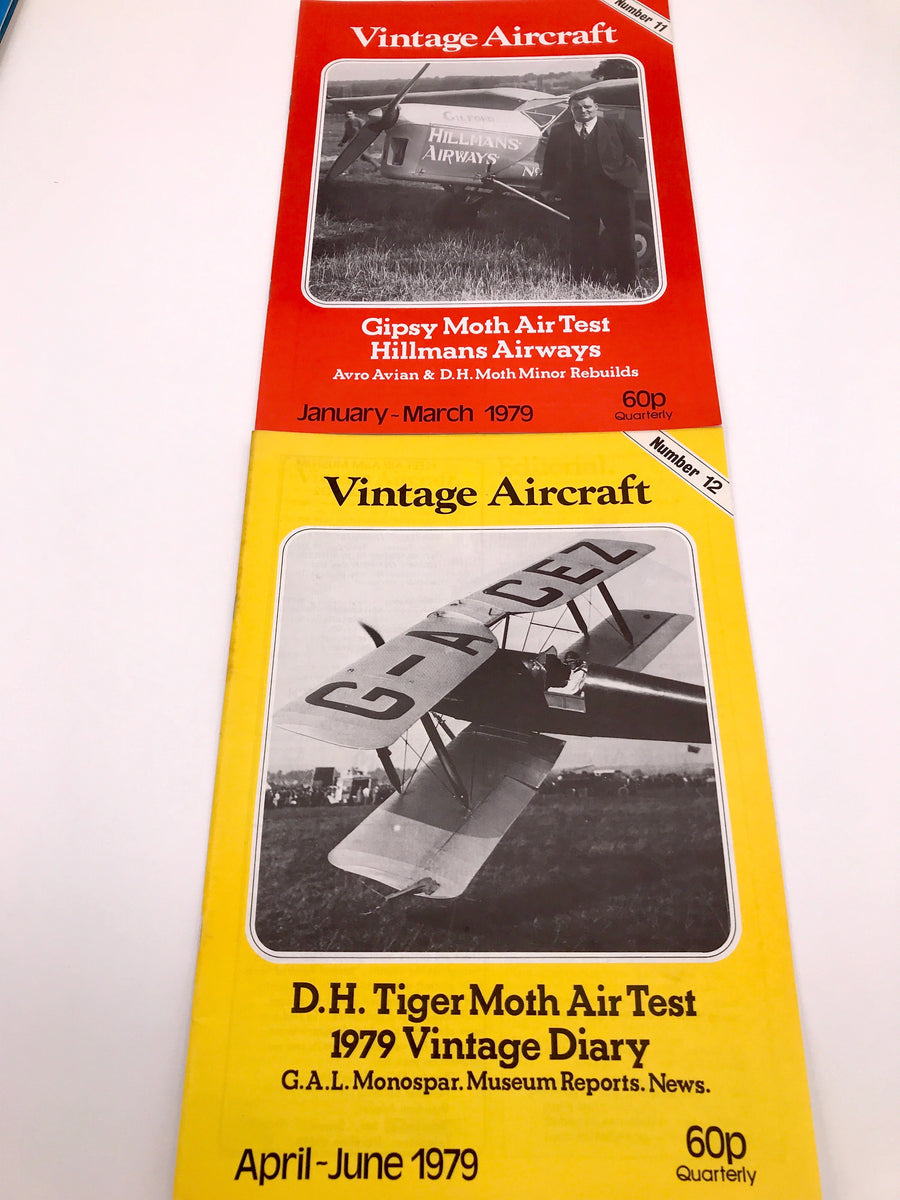 Vintage Aircraft Magazine (from 1st ISSUE July 1976 until Number 35 December 1985)