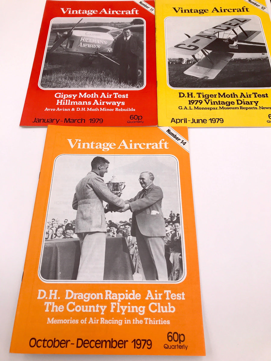 Vintage Aircraft Magazine (from 1st ISSUE July 1976 until Number 35 December 1985)