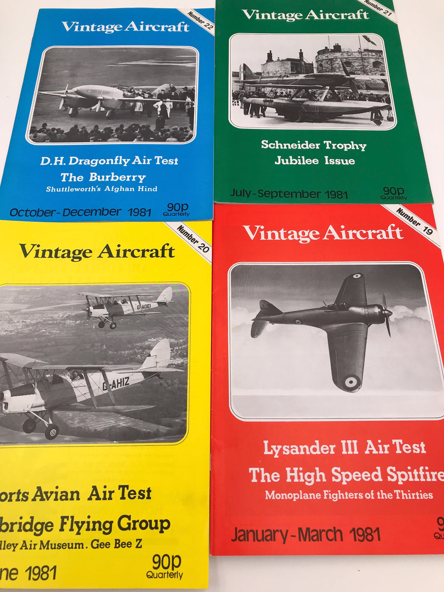 Vintage Aircraft Magazine (from 1st ISSUE July 1976 until Number 35 December 1985)