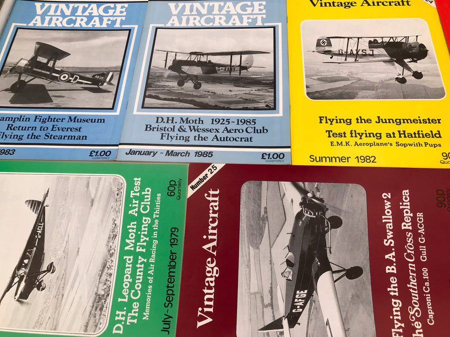 Vintage Aircraft Magazine (from 1st ISSUE July 1976 until Number 35 December 1985)