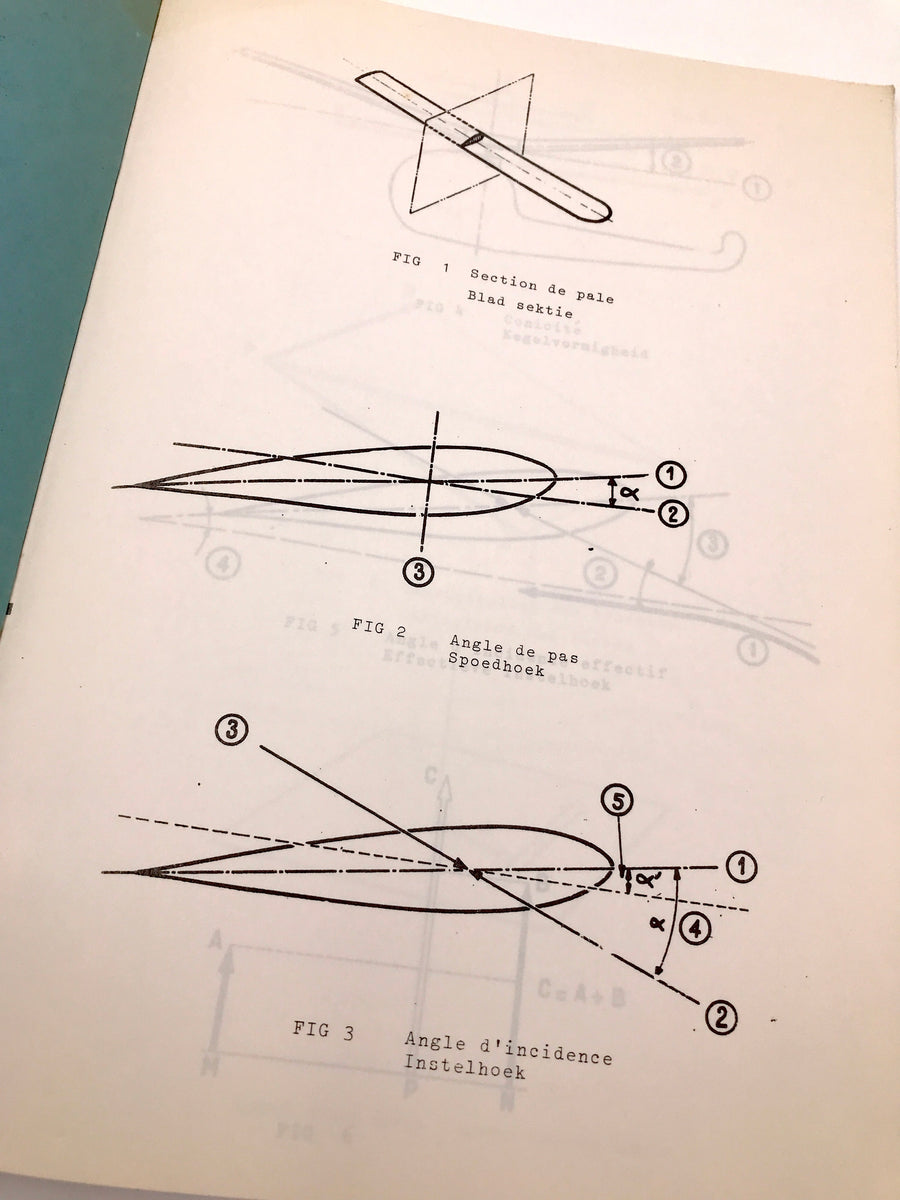 LES VOILURES TOURNANTES SCHEMAS / WENTELWIEKEN SCHEMA'S (BELGIAN TECHNICAL TRAINING SCHOOL - ROYAL AIR FORCE)