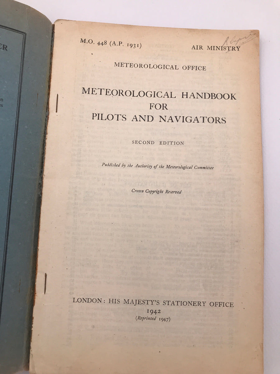 METEOROLOGICAL HANDBOOK FOR PILOTS AND NAVIGATORS (SECOND EDITION)