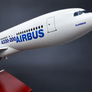 AIRBUS A330-200 — LARGE METAL DISPLAY MODEL 57 × 59 cm —  1:100 — METAL