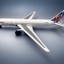 DIE-CAST MODEL — 🇬🇧 British Airways — Boeing 777-200ER — Chelsea Rose, hommage à la rose anglaise — Schabak — G-VIIO
