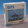 DIE-CAST MODEL — 🇬🇧 bmi british midland — AIRBUS A320-200 — HERPA — 1:500 — WITH ORIGINAL BOX —
