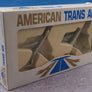 DIE-CAST MODEL — 🇺🇸 American Trans Air — Boeing L-1011 TriStar — Schabak — 1:600 — WITH ORIGINAL BOX —