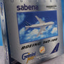 DIE-CAST MODEL —  🇧🇪 SABENA — Boeing 747-100 — Gemini Jets — 1:400 — WITH ORIGINAL BOX —