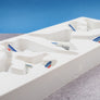 DIE-CAST MODEL — 🇫🇷 Air France — Boeing 747 / Boeing 727 / Airbus A300 A310 / Concorde — Schabak — 1:600 — WITH ORIGINAL BOX —