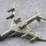 DIE-CAST MODEL — 🇧🇪 SABENA — Boeing 707-320 — par l'un des maîtres étainiers les plus réputés d'Europe, le belge "Les Étains des Potstainiers Hutois" — 1:500 —