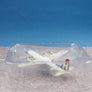 DIE-CAST MODEL — 🇬🇧 HeavyLift Cargo Airlines — Lockheed L-100-30 — Herpa — 1/500 — WITH ORIGINAL BOX —