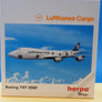 DIE-CAST MODEL — 🇩🇪 Lufthansa Cargo — Boeing 747-200F — Herpa — 1:500 — WITH ORIGINAL BOX —