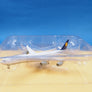 DIE-CAST MODEL — 🇩🇪 Lufthansa — Airbus A340-600 — Herpa — 1:500 — WITH ORIGINAL BOX —
