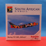 DIE-CAST MODEL — 🇿🇦 South African Airways — Boeing 747-300 — Herpa — 1:500 — WITH ORIGINAL BOX —
