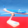 AIRBUS A321-200 — bmi british midland — modèle de bureau sur socle — 22 cm