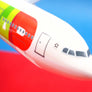 AIRBUS A330-200 — 🇵🇹 TAP Air Portugal — modèle de bureau sur socle — 30 cm — échelle 1:200