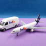 DIE-CAST MODEL — ✈️ FedEx Express — McDonnell Douglas MD-11 — Schuco StarJets — 1:500 — WITH ORIGINAL BOX —