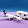 DIE-CAST MODEL — ✈️ FedEx Express — McDonnell Douglas MD-11 — Schuco StarJets — 1:500 — WITH ORIGINAL BOX —