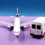 DIE-CAST MODEL — ✈️ FedEx Express — McDonnell Douglas MD-11 — Schuco StarJets — 1:500 — WITH ORIGINAL BOX —