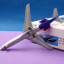 DIE-CAST MODEL — 🇺🇸 FedEx Federal Express — Boeing 727-200 — Herpa Wings — 1:500 — WITH ORIGINAL BOX —