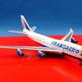 DIE-CAST MODEL — 🇷🇺 Transaero Airlines — Boeing 747-400 — Herpa — 1:500 — WITH ORIGINAL BOX —