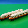 DIE-CAST MODEL — Airport Express — Lufthansa Airport Express — TRAIN SET — 1:600 — WITH ORIGINAL BOX —