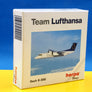 DIE-CAST MODEL — 🇩🇪 Team Lufthansa — Dash 8-300 — Herpa — 1:500 — WITH ORIGINAL BOX —