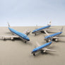 DIE-CAST MODEL — 🇳🇱 KLM Royal Dutch Airlines — Boeing 747 / Boeing 737 / Airbus A310 / McDonnell Douglas MD-11 — Schabak — NOT_FOUND — WITH ORIGINAL BOX —
