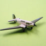 DIE-CAST MODEL — 🇺🇸 United States Air Force — Douglas C-47 "Fassberg Flyer" — Herpa Wings — 1:500 — WITH ORIGINAL BOX —