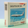 DIE-CAST MODEL — 🇩🇪 Deutsche BA — Boeing 737-300 — Herpa Wings — 1:500 — WITH ORIGINAL BOX —