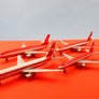 DIE-CAST MODEL — 🇩🇪 LTU — A330 • MD 11 • B-767 • B-757 — SCHABAK — 1:600 — WITH ORIGINAL BOX —