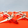 DIE-CAST MODEL — 🇩🇪 LTU — A330 • MD 11 • B-767 • B-757 — SCHABAK — 1:600 — WITH ORIGINAL BOX —