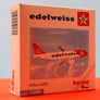 DIE-CAST MODEL — 🇨🇭 Edelweiss — Airbus A320 — Herpa — 1:500 — WITH ORIGINAL BOX —