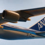 Boeing 747-400 - 🇯🇵 ANA - maquette de bureau "Triton Blue" – 1:260 - 27 x 26 cm