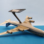 Boeing 747-400 - 🇯🇵 ANA - maquette de bureau "Triton Blue" – 1:260 - 27 x 26 cm