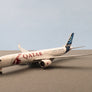 DIE-CAST MODEL — 🇶🇦 Qatar Airways — Airbus A350-900 XWB — Herpa — 1/500 — WITH ORIGINAL BOX —