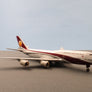 DIE-CAST MODEL — 🇶🇦 Qatar Amiri Flight — Boeing 747-8 Intercontinental — Herpa — 1/500 — WITH ORIGINAL BOX —