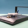 DIE-CAST MODEL —  🇫🇷 Airbus Corporate Jetliner — Airbus A319 — Herpa Wings — 1:500 — WITH ORIGINAL BOX —